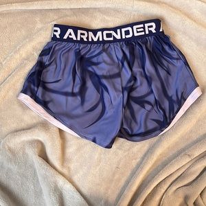 blue under Armour shorts